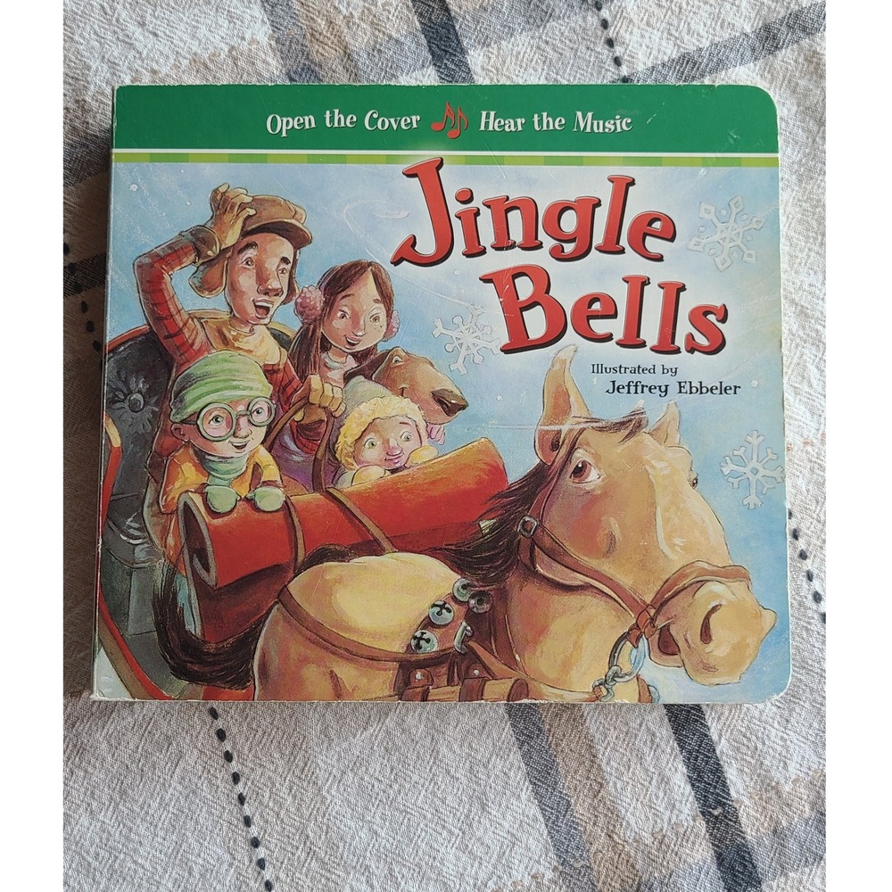 Jingle Bells Musical Board Book Jeffrey Ebbeler Christmas Childrens Song Book